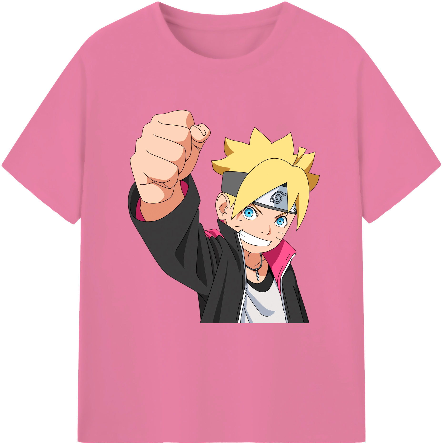 （画像用） NARUTO -ナルト- うずまき ボルト Uzumaki Boruto 綿100％半袖Tシャツ（フロントプリント）